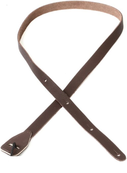 Leather F Mandolin Strap Chocolate Mandolin Store