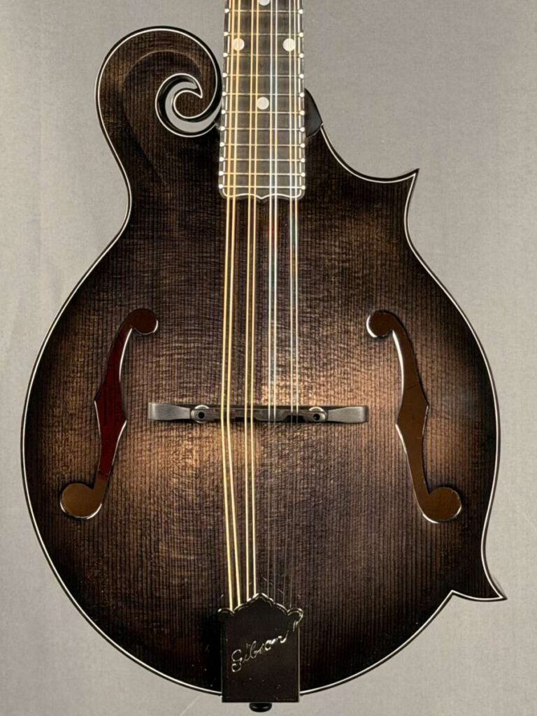 Gibson F-5G Custom Mandolin — Trans Ebony Burst - Mandolin Store