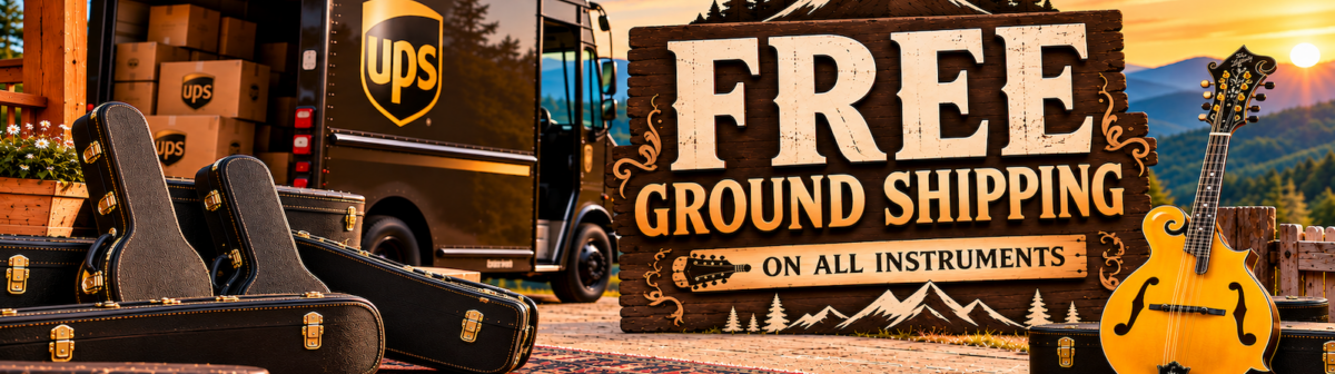 Free shipping on all instruments